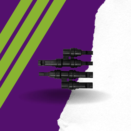 mc4 t type male to 2 female