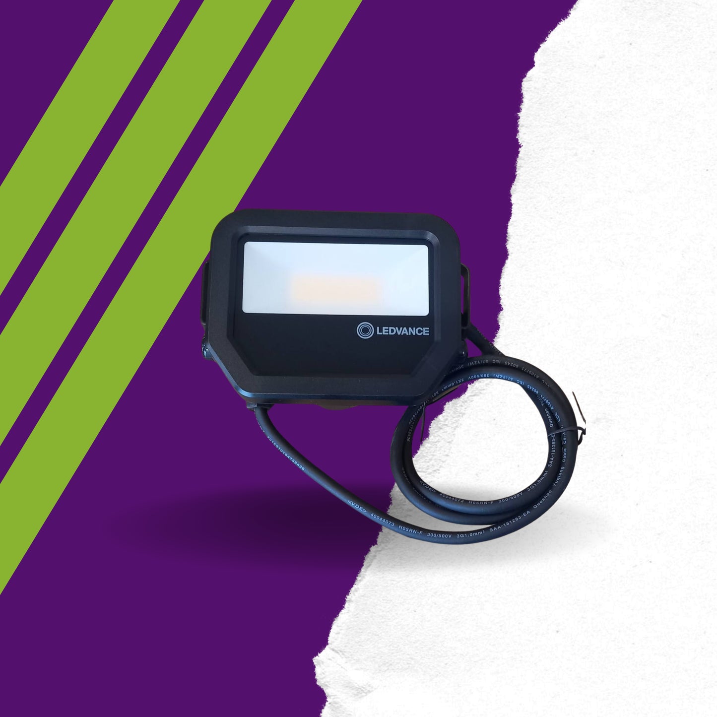 Προβολέας LED 50W 6500K Μαύρος