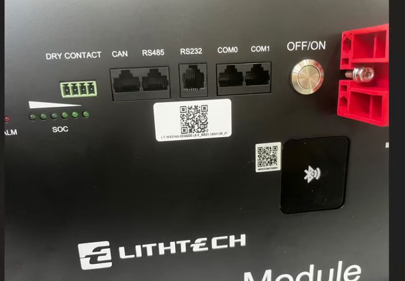 Μπαταρία για ηλιακό σύστημα 16,08 kWh LiFePO4 Lithtech 51,2 V 314 Ah 8000 κύκλοι WiFi Bluetooth
