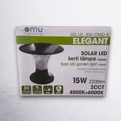 15 W Ηλιακό Φωτιστικό Πυλώνας 4000/6000 K